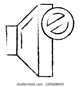 ban sound vector icon