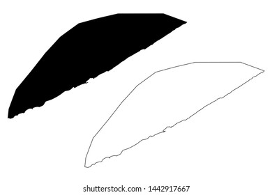Banaadir region (Federal Republic of Somalia, Horn of Africa) map vector illustration, scribble sketch Banaadir map