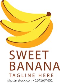 Banaba fruit set. In set including banana pack, Banana, and Peel Banana