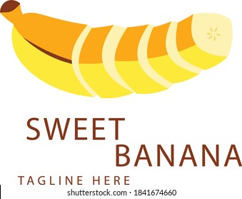 Banaba fruit set. In set including banana pack, Banana, and Peel Banana