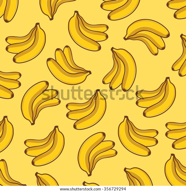 バナナの背景 のベクター画像素材 ロイヤリティフリー