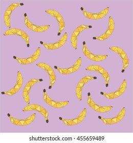 banana background. vector background