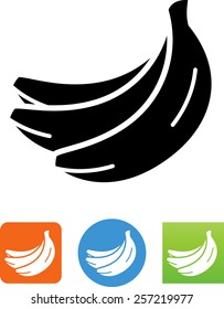 Banana bunch icon