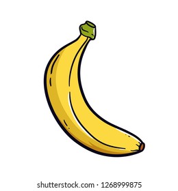 Banana cartoon delicious