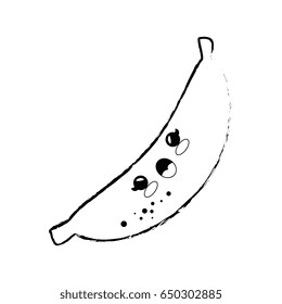 banana cartoon smiley