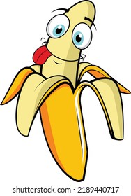 banana character vector suitable for logo purposes, learning media, and others