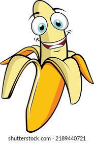 banana character vector suitable for logo purposes, learning media, and others