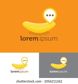 Banana Chat Logo for Application
