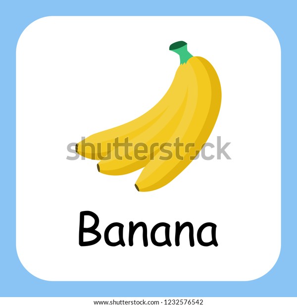 Banana Clip Art Illustration Kids Cartoon Stock Vector Royalty Free