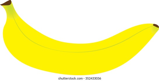 Banana Clip Art - Vector Illustration