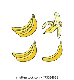 Banana Collection Vector Icon