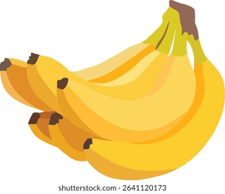 "Banana Color Design" – A colorful and realistic illustration of a ripe banana, capturing its tropical freshness and vibrant yellow tones, ideal for food, health, and fruit-themed projects.