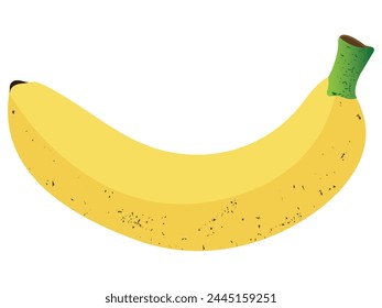Banana in colors and vector format.