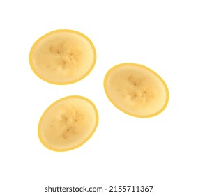 Banana composition with isolated realistic image of tropical fruit on blank background vector illustration