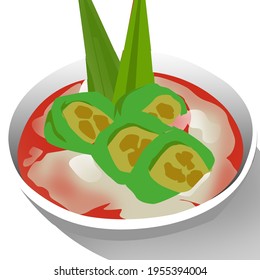 Bananenkompost in Illustrationsform