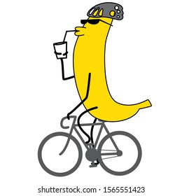 yellow banana bike