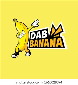 BANANA DAB LOGO ICON FRUIT SYMBOL 