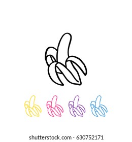 Banana Doodle Icon