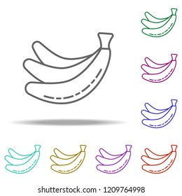 banana dusk icon. Elements of Vegetables in multi color style icons. Simple icon for websites, web design, mobile app, info graphics