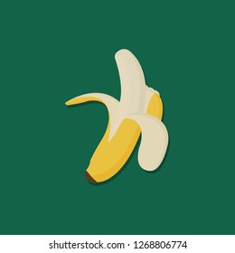 Banana Editable Vector Illustration