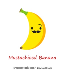 Banana Emotions. Vector illustration for web design or print.