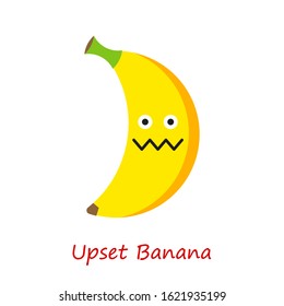 Banana Emotions. Vector illustration for web design or print.