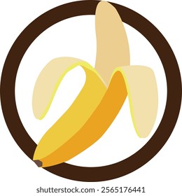 Banana Flat Design Fruit Icon