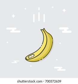 Banana flat icon