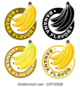 Banana Flavor Seal / Mark