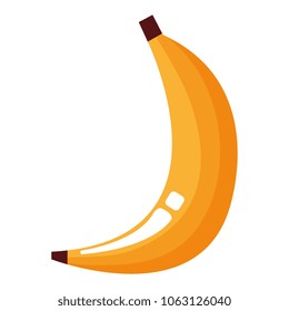 banana fresh fruit icon