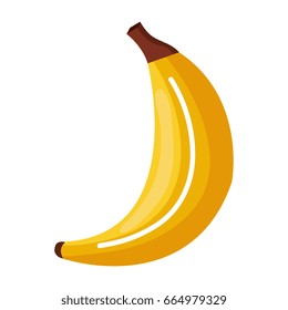 banana fresh fruit icon