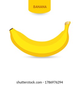 Ilustración vectorial de fruta fresca bananera.
