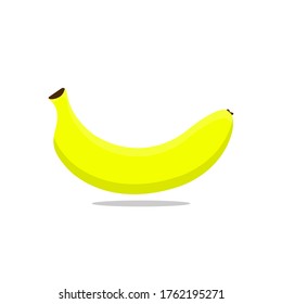 Banana fresh fruits illustration vector icon 