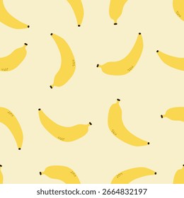 Bananenfrucht Hintergrund nahtloses Muster