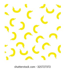 banana fruit background vector illustration