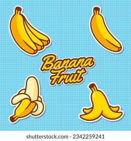 Banana Fruit Clip Art Illustration