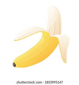 Banana Fruit Emoji Vector Design. Art Illustration Agriculture Farm Product.