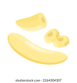 banana fruit filled vector illustration design