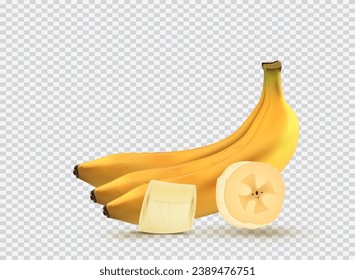 banana Fruit fresh isolated illustration 