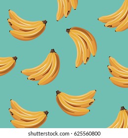 banana fruit fresh seamless pattern design