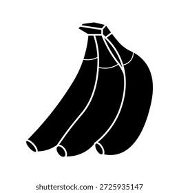 vetor de ícone gráfico de fruta de banana