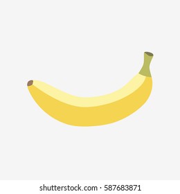 Banana fruit icon.