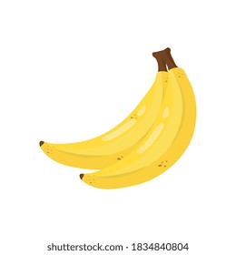 banana fruit icon design, healthy organic food theme Vector illustration