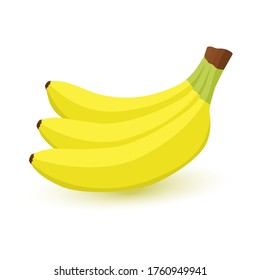 Banana fruit icon. Modern simple flat vegetarian sign.