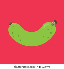 Banana Fruit Icon Vector