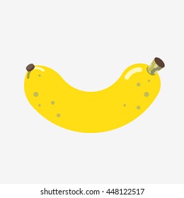Banana Fruit Icon Vector
