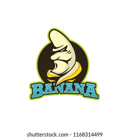Banana Fruit Logo