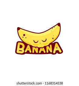 Banana Fruit Logo