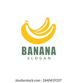 Banana Fruit Logo Design Template