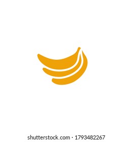 Banana fruit logo design vector template